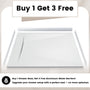 European-Style SMC Shower Base with Anti-Slip Design in Black or White