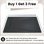 European-Style SMC Shower Base with Anti-Slip Design in Black or White