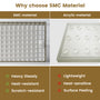 48"x32" SMC Shower Base with Anti-Slip Textured Floor & Easy Install