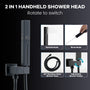 12-inch 4-Function Thermostatic Shower System with Handheld Shower
