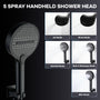 12-inch 4-Function Thermostatic Shower System with Digital Display & Body Jet