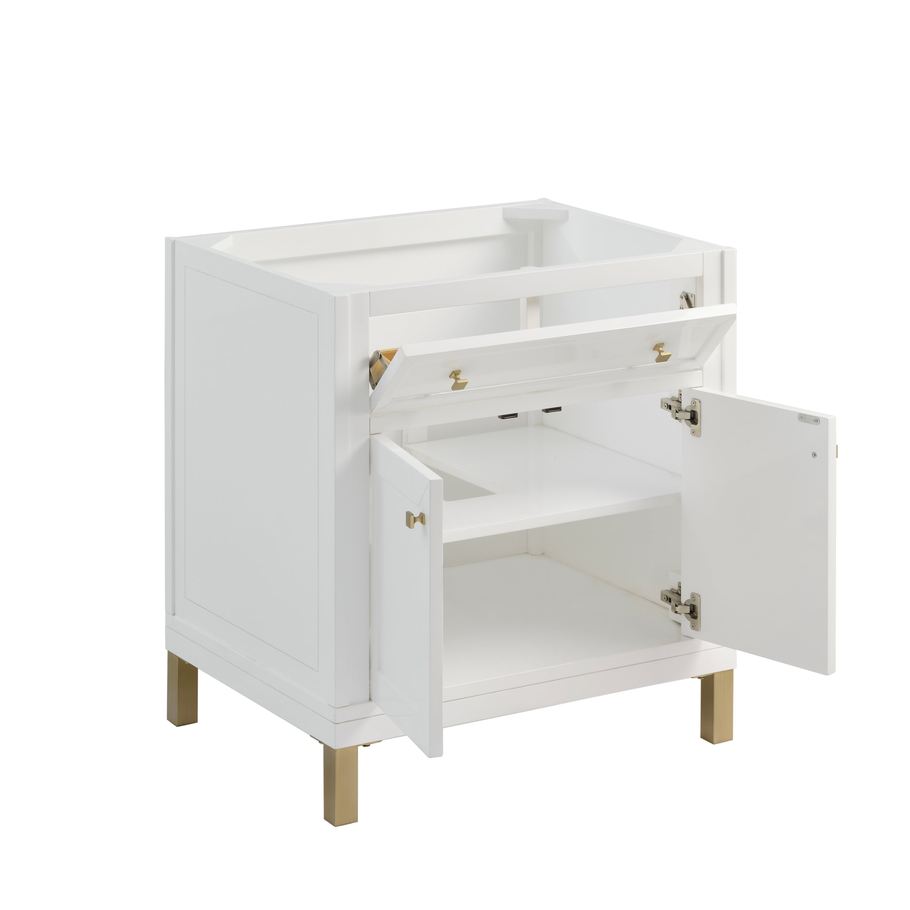 James Martin Chicago 30" Single Vanity, Glossy White