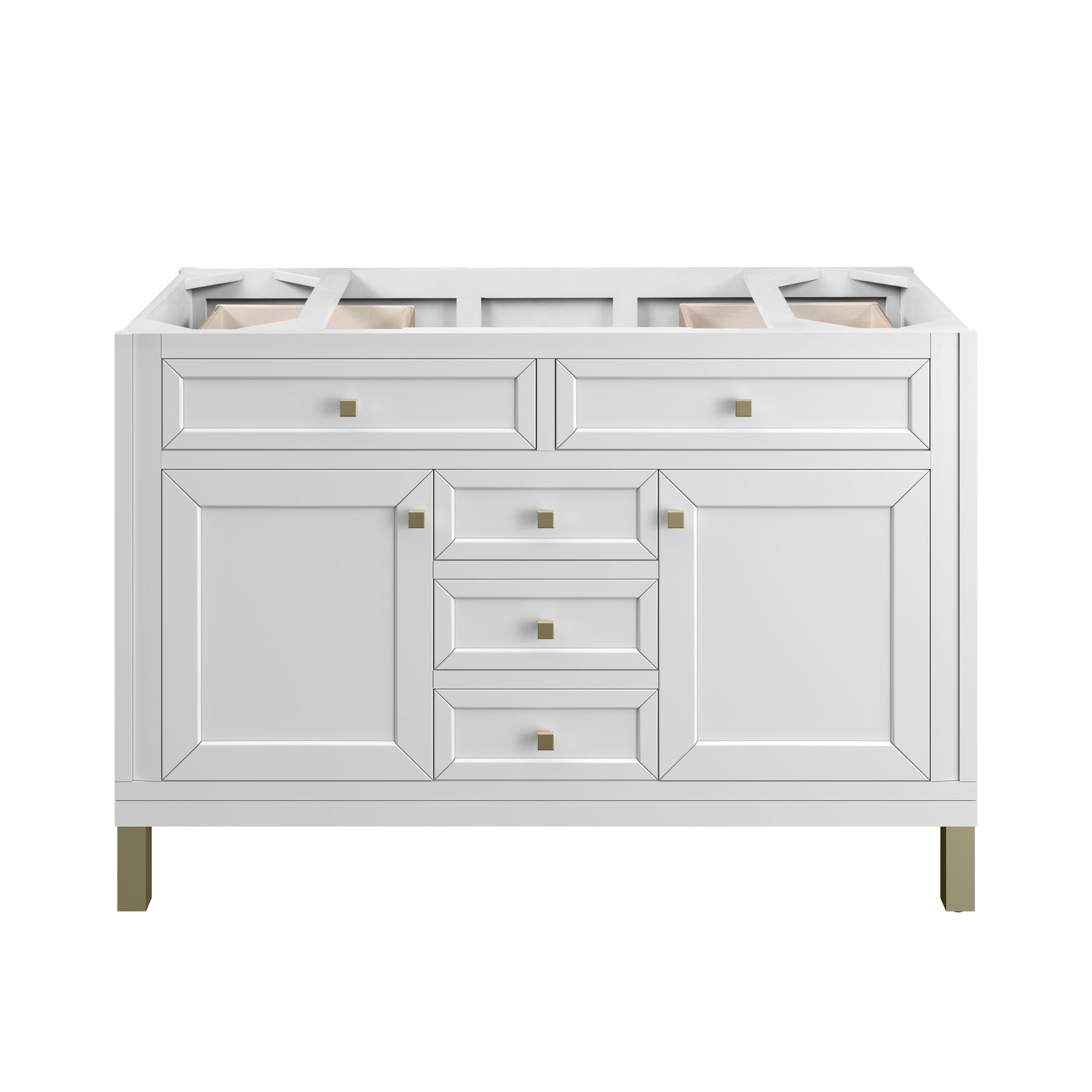 James Martin Chicago 48" Single Vanity Cabinet with Shelves & Drawers