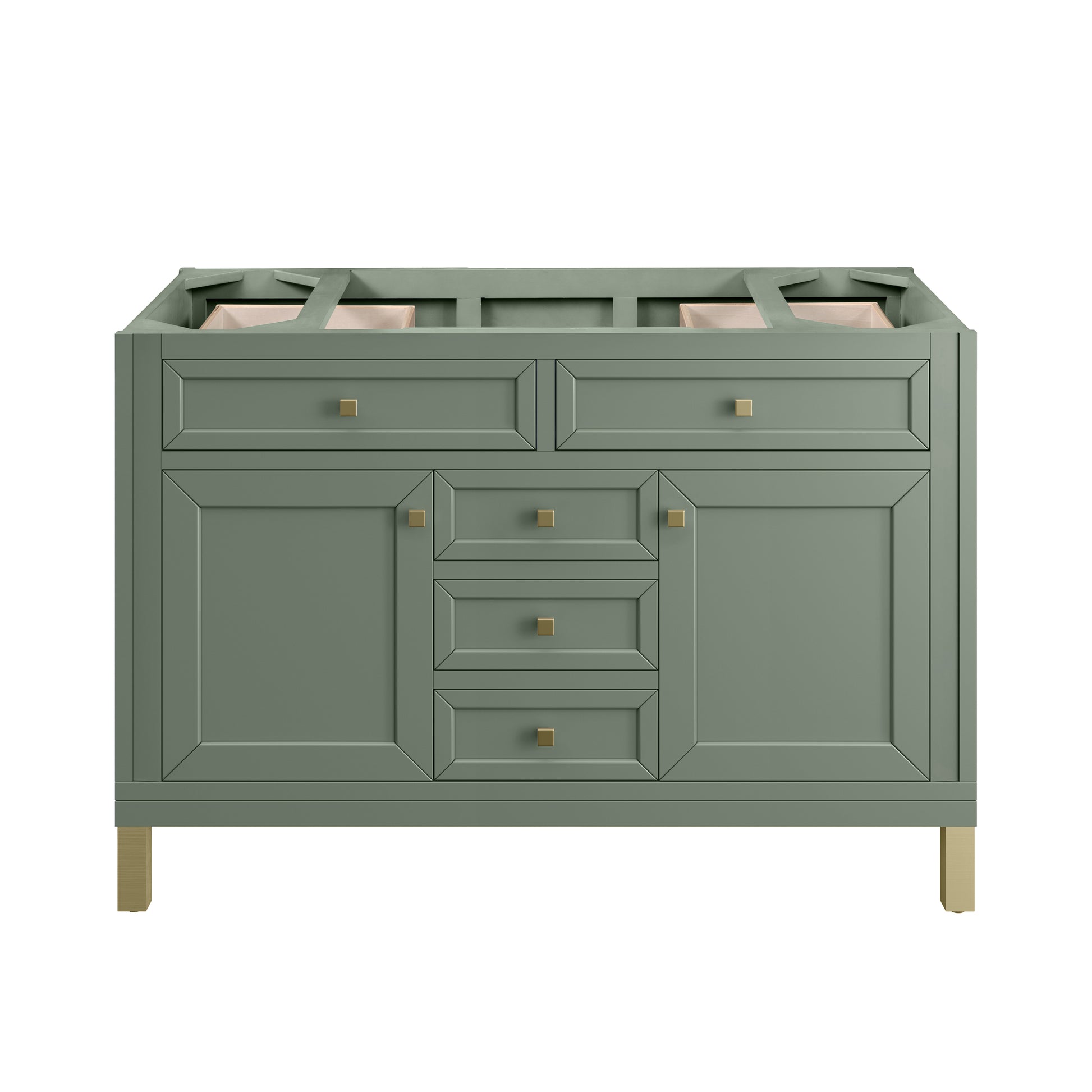 James Martin Chicago 48" Single Vanity Cabinet with Shelves & Drawers