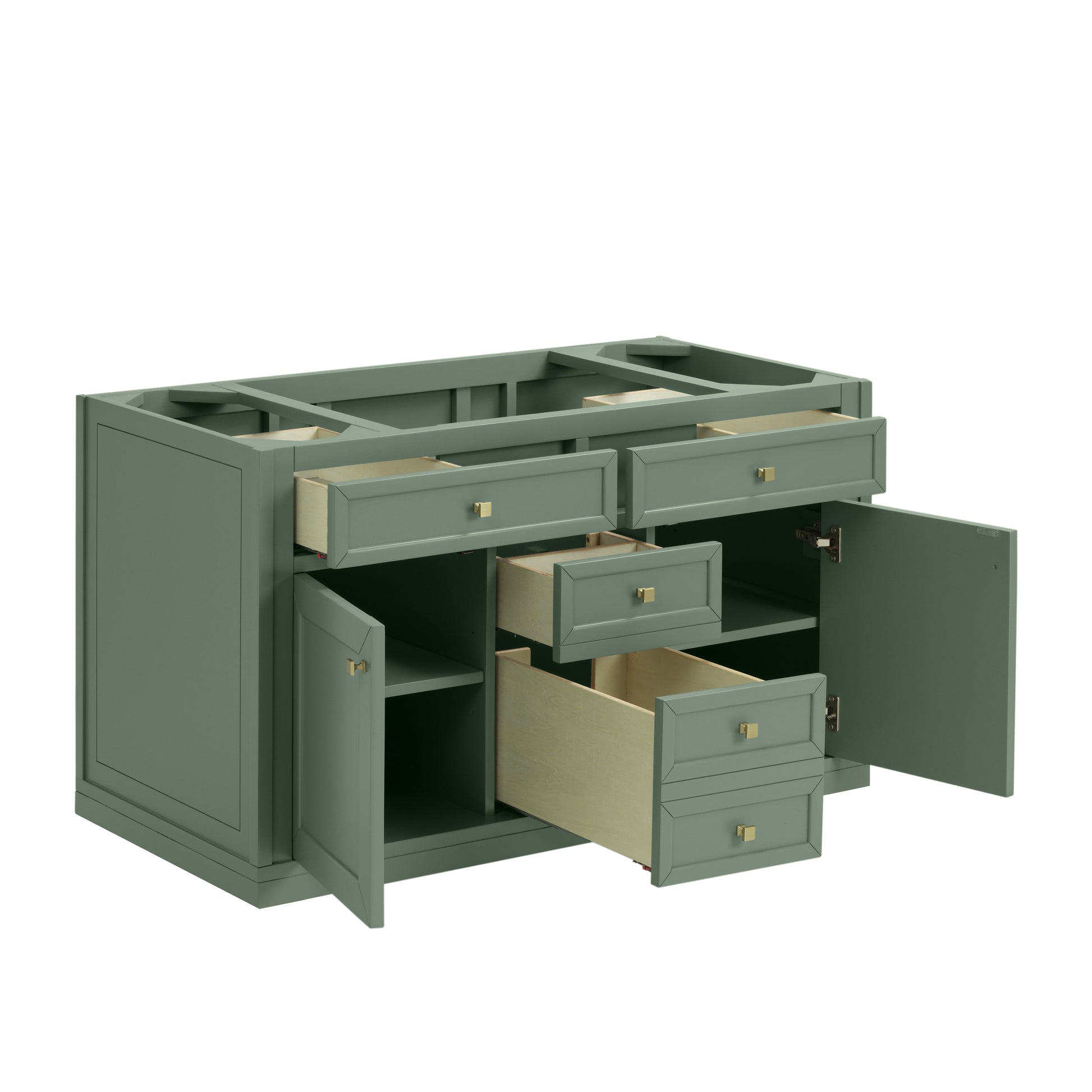 James Martin Chicago 48" Single Vanity Cabinet with Shelves & Drawers