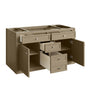 James Martin Chicago 48" Single Vanity Cabinet with Shelves & Drawers