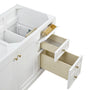 James Martin Chicago 60" Double Vanity Cabinet with Double Doors, Drawers & Adjustable Shelves
