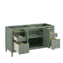 James Martin Chicago 60" Double Vanity Cabinet with Double Doors, Drawers & Adjustable Shelves