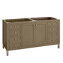 James Martin Chicago 60" Double Vanity Cabinet with Double Doors, Drawers & Adjustable Shelves
