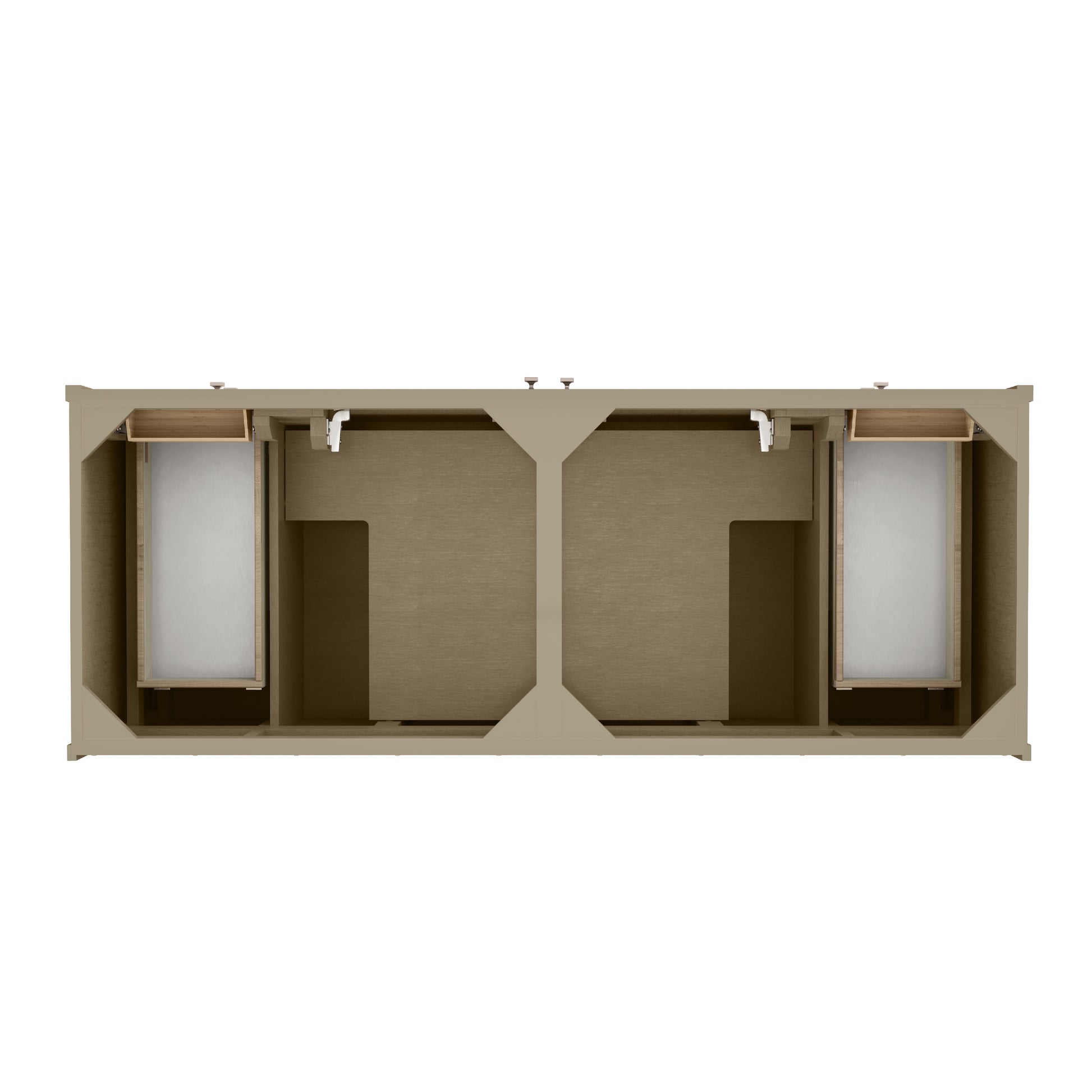 James Martin Chicago 60" Double Vanity Cabinet with Double Doors, Drawers & Adjustable Shelves