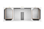 James Martin Chicago 60" Single Vanity Cabinet with Doors, Drawers & Adjustable Shelves