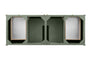 James Martin Chicago 60" Single Vanity Cabinet with Doors, Drawers & Adjustable Shelves