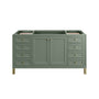 James Martin Chicago 60" Single Vanity Cabinet with Doors, Drawers & Adjustable Shelves