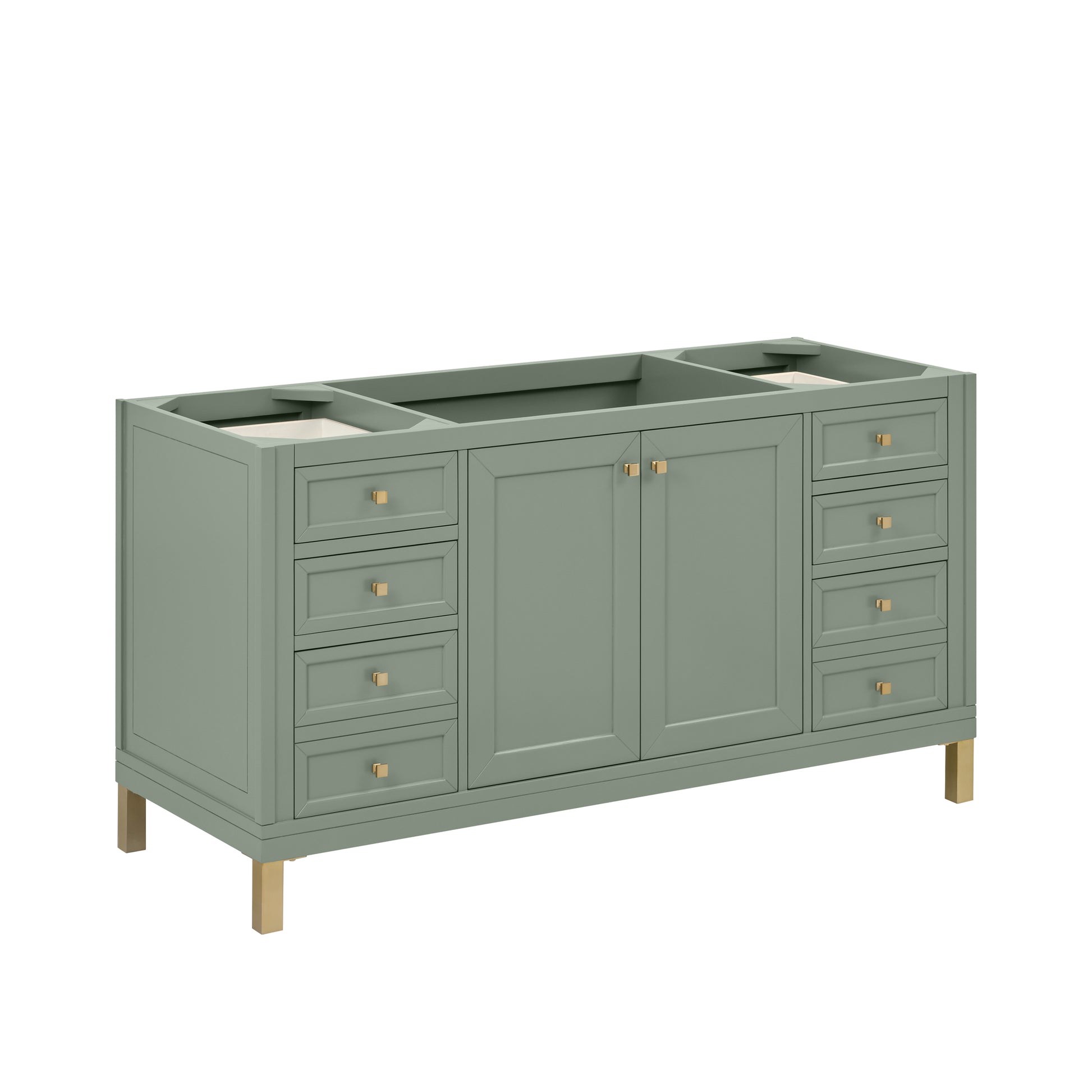 James Martin Chicago 60" Single Vanity Cabinet with Doors, Drawers & Adjustable Shelves