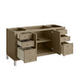 James Martin Chicago 60" Single Vanity Cabinet with Doors, Drawers & Adjustable Shelves