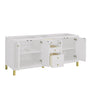 James Martin Chicago 72" Double Vanity Cabinet with Double Doors, Drawers & Adjustable Shelves