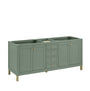 James Martin Chicago 72" Double Vanity Cabinet with Double Doors, Drawers & Adjustable Shelves