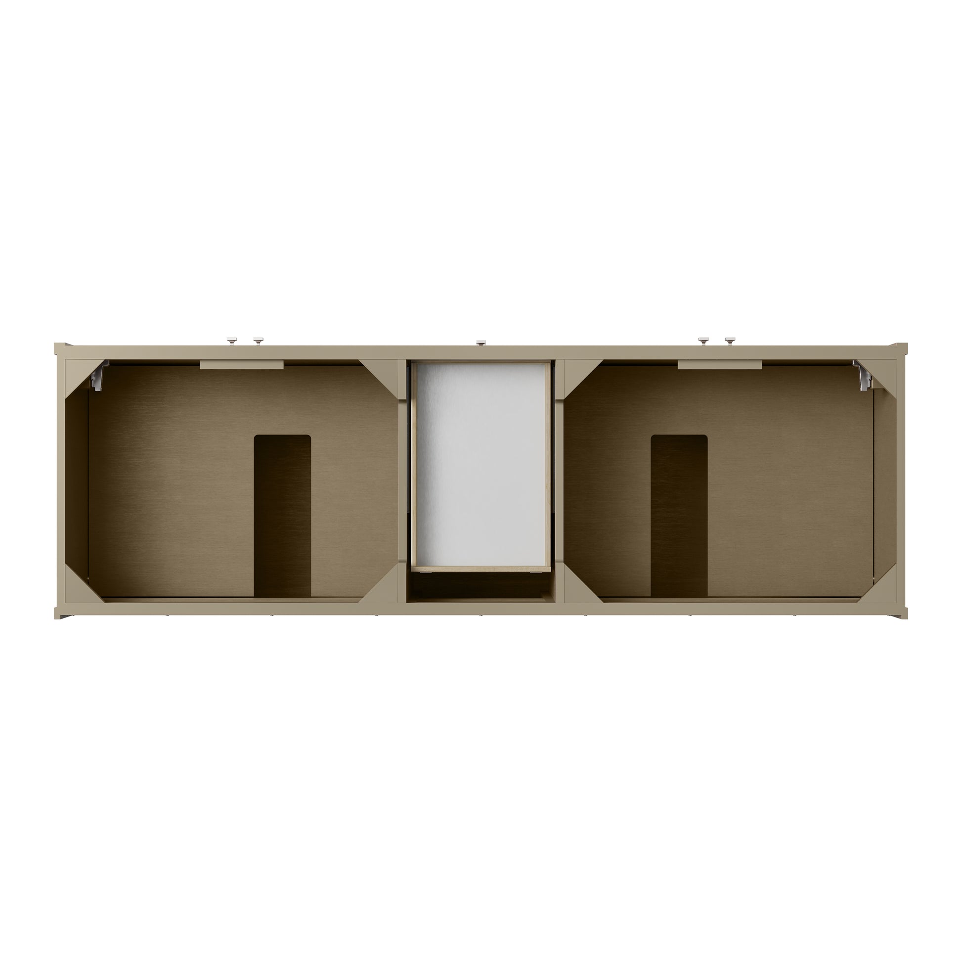 James Martin Chicago 72" Double Vanity Cabinet with Double Doors, Drawers & Adjustable Shelves