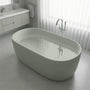 51" Freestanding Stone Resin Soaking Tub with Smooth Hand-Polished Surface, Pine Crest, Shadow Whisper
