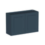 Cyber Grey RTA 24"-36"W x 12"D x 12"-24"H 17-Size Double Doors Short Wall Cabinet