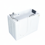 52" Walk-In Whirlpool Bathtub with Hydro-Air Massage, Heater & Ozone Sanitization