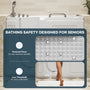 52" Walk-In Whirlpool Bathtub with Hydro-Air Massage, Heater & Ozone Sanitization