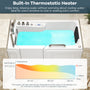 52" Walk-In Whirlpool Bathtub with Hydro-Air Massage, Heater & Ozone Sanitization