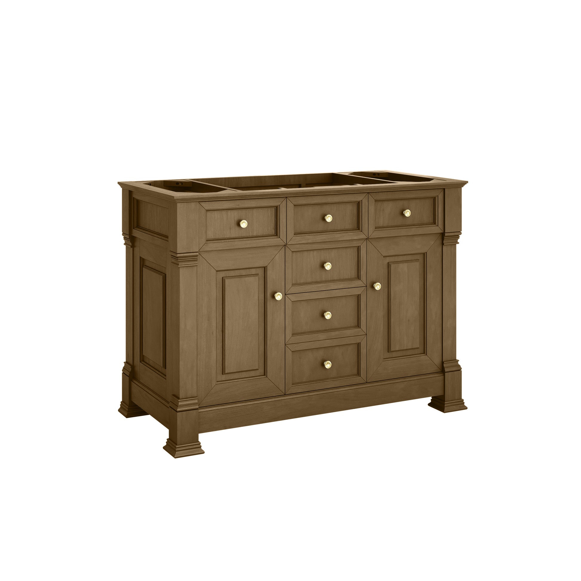 James Martin Brookfield 48" Single Vanity Cabinet with 2 Door Cabinets, Drawers & Shelves