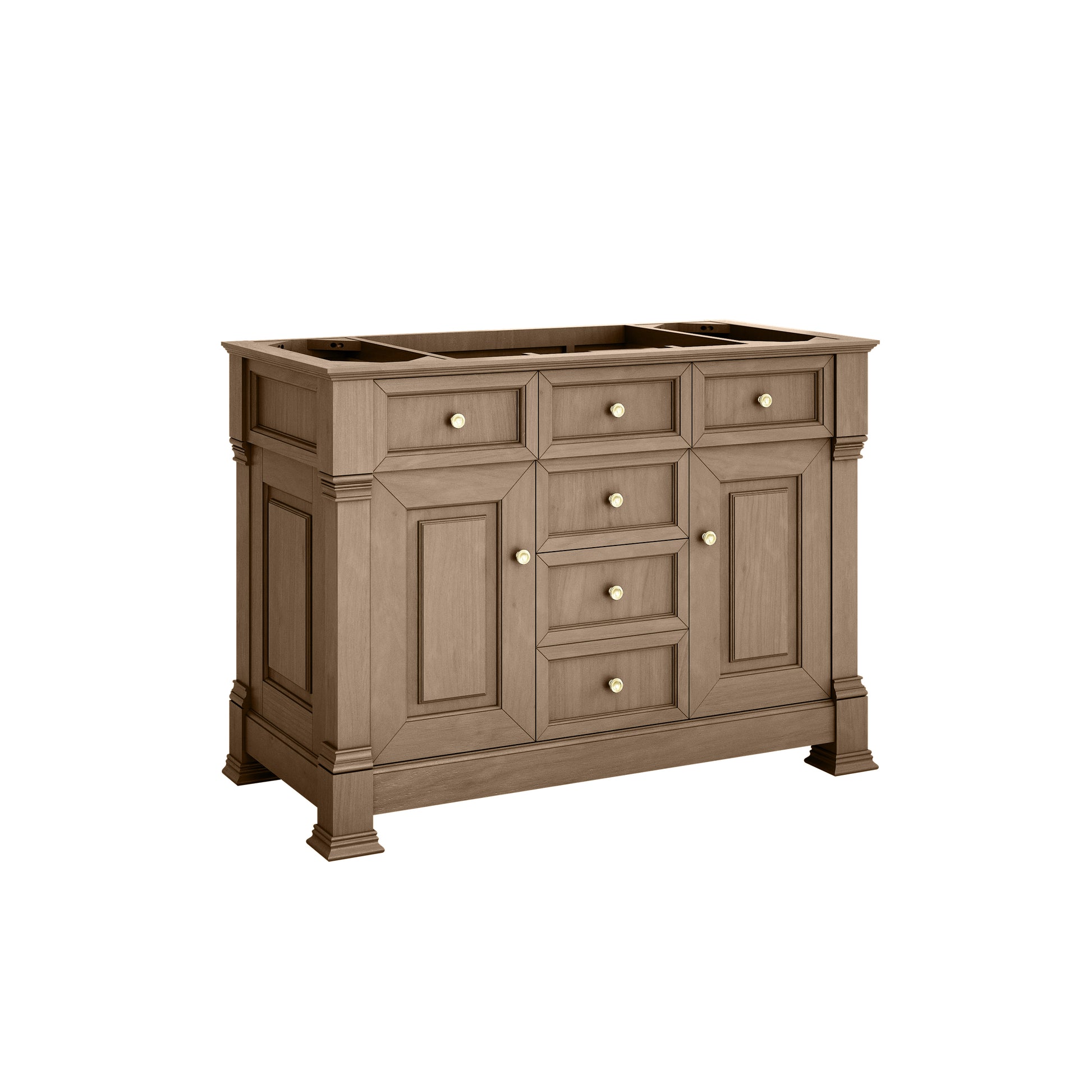 James Martin Brookfield 48" Single Vanity Cabinet with 2 Door Cabinets, Drawers & Shelves