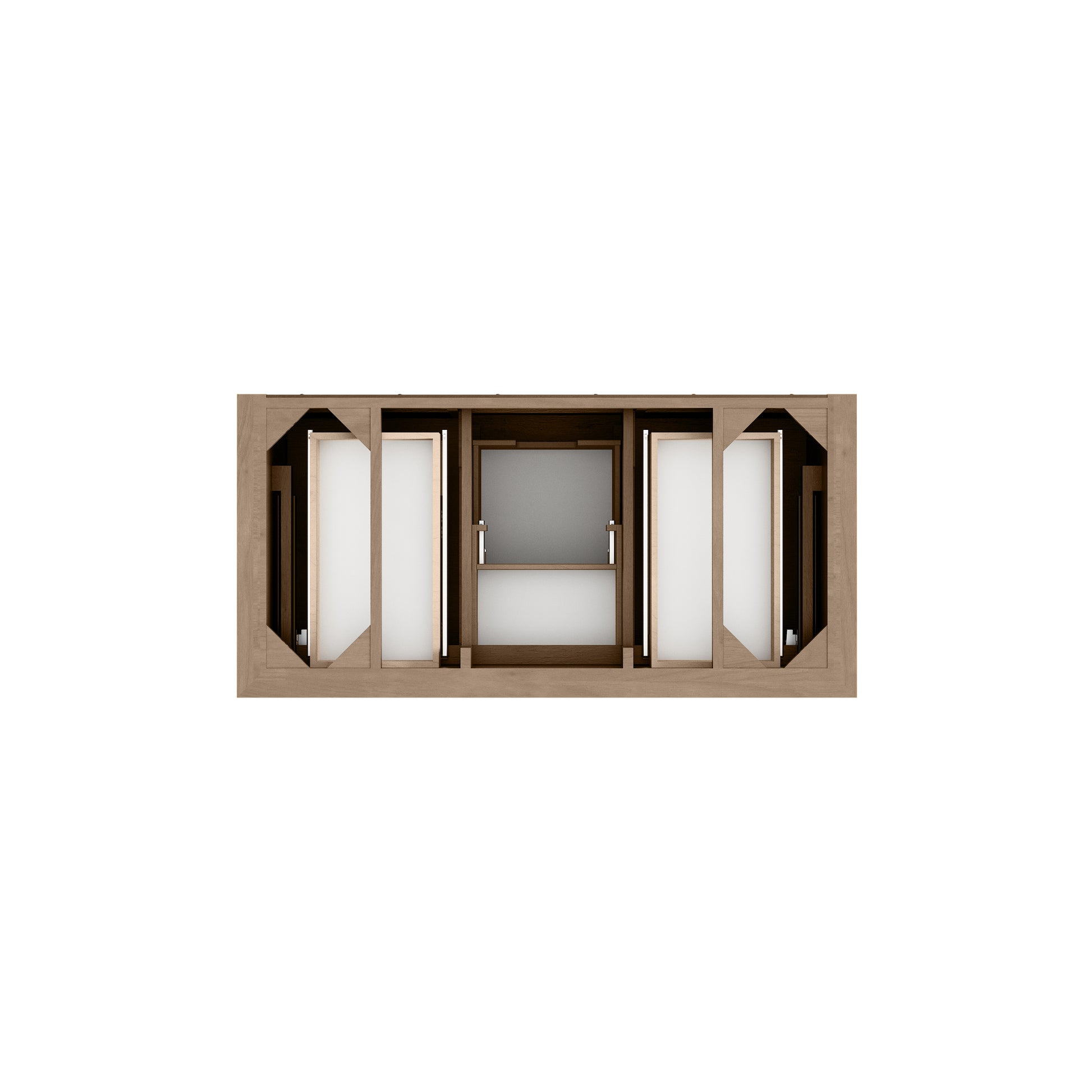 James Martin Brookfield 48" Single Vanity Cabinet with 2 Door Cabinets, Drawers & Shelves