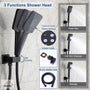 CASAINC Shower System with Rain Shower and Handheld and Tub Faucet Shower Set 