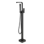 CASAINC Chrome 1 Hand Freestanding Bathtub Faucet with Handheld Shower Head