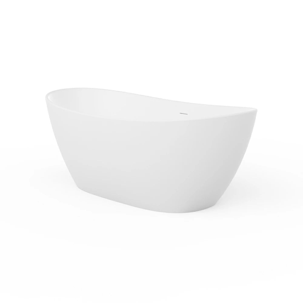 65" Artificial Stone Solid Surface Freestanding Bathtub for Bathroom