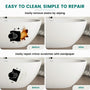59FreestandingSolidSurfaceSoakingBathtubwithCenterOverflow06