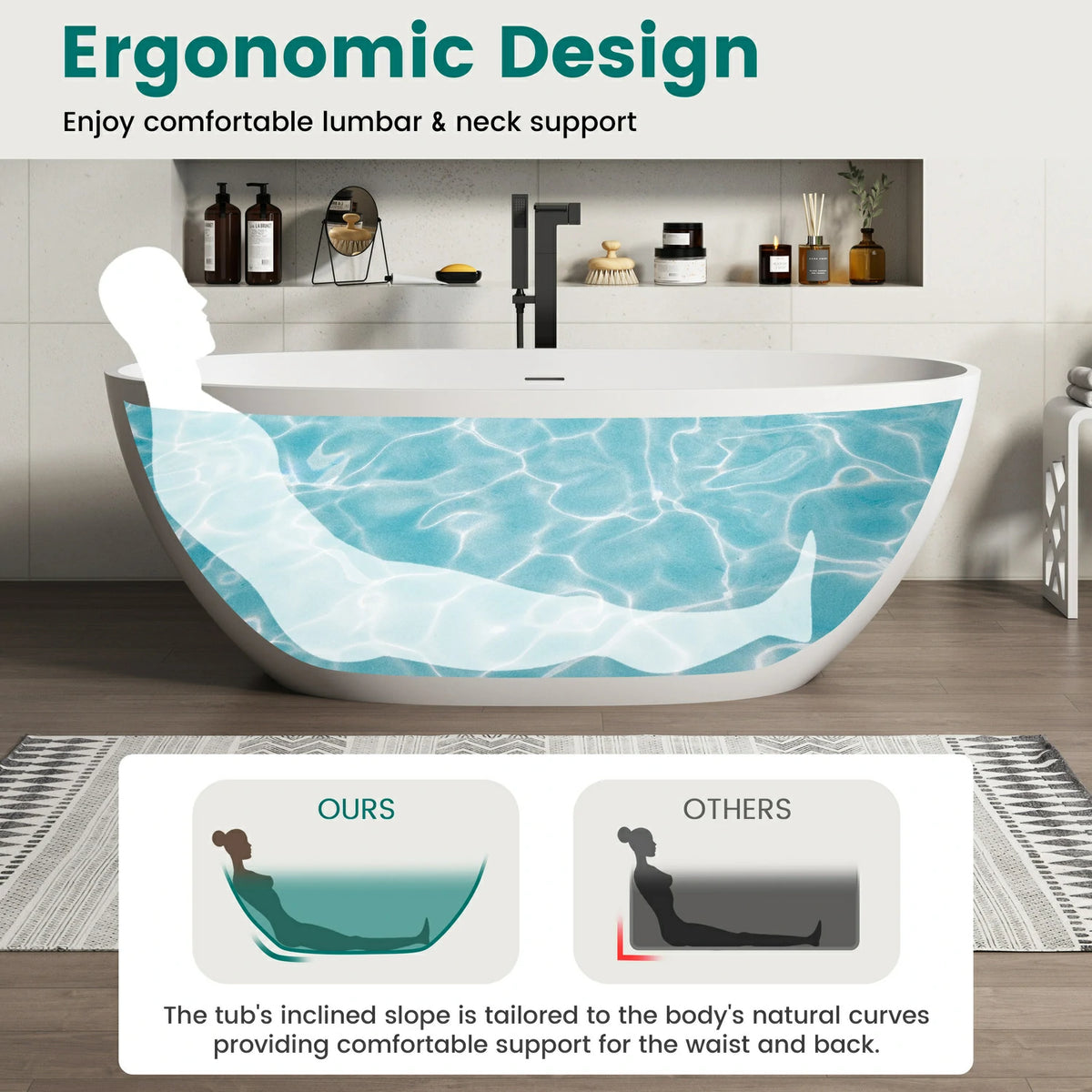 59FreestandingSolidSurfaceSoakingBathtubwithCenterOverflow07