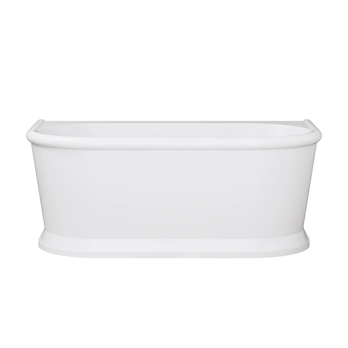 59" Solid Surface Resin Stone Freestanding Soaking Bathtub