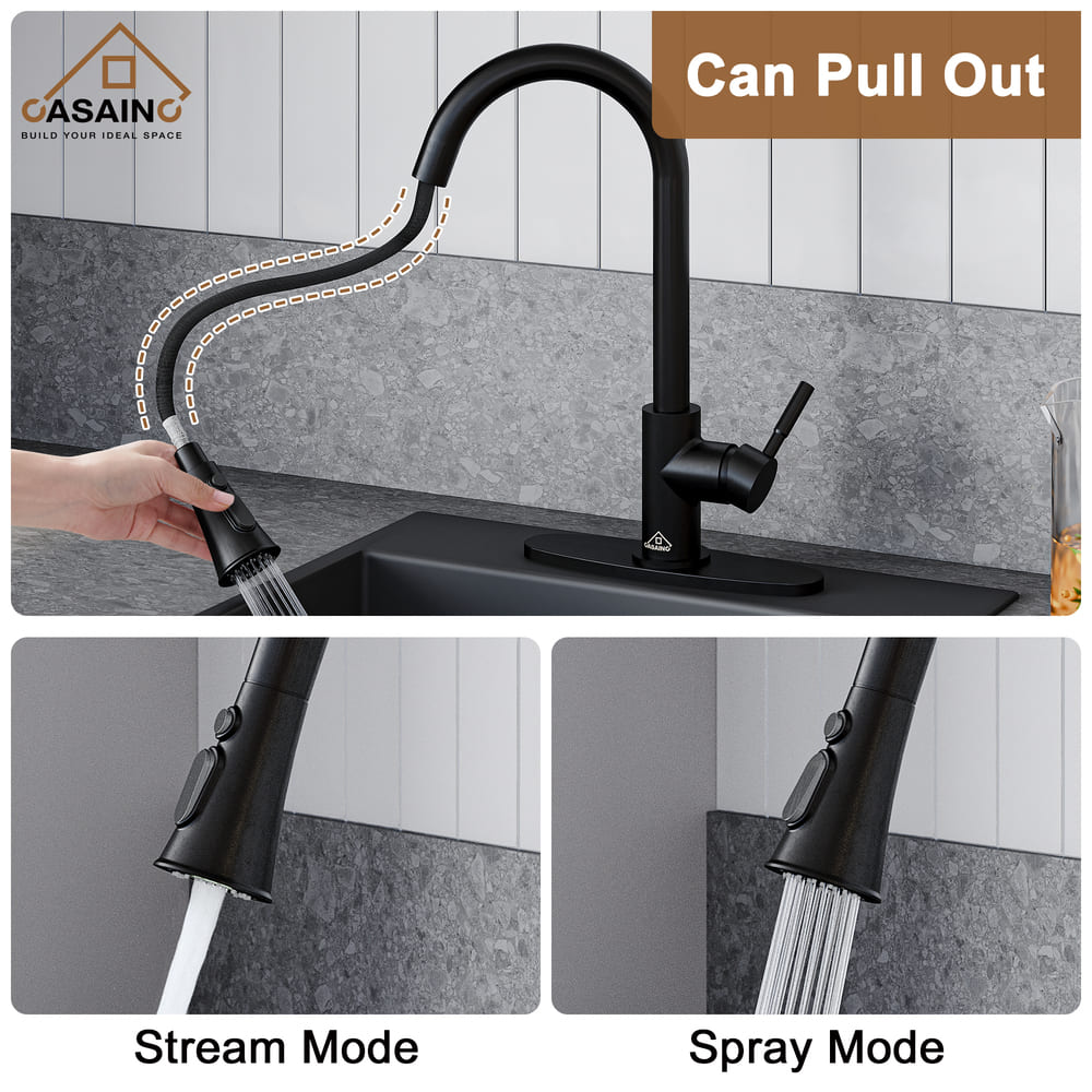 copy Stainless Steel Workstation Sink & Faucet Set black