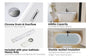 59 in. Acrylic Freestanding Soaking Bathtub with Toe-Tap Drain in Glossy White/Black