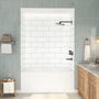 60"x36"/48"x96" Medium Tile Pattern SMC Shower Wall Panel System in 4 Finishes