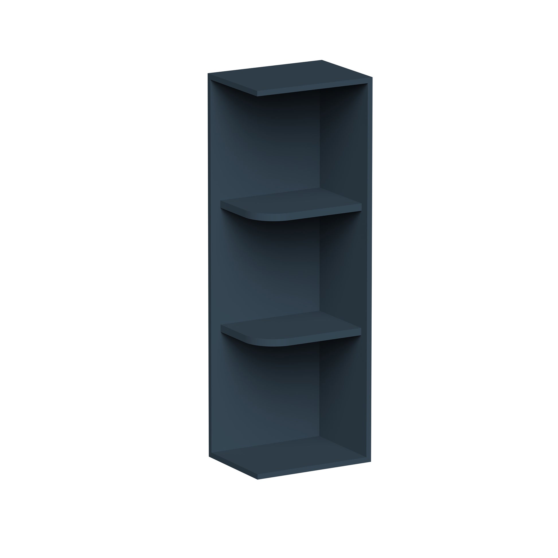 Cyber Grey RTA 12"W x 9"D x 30"/36"/42"H Open Wall End Shelf