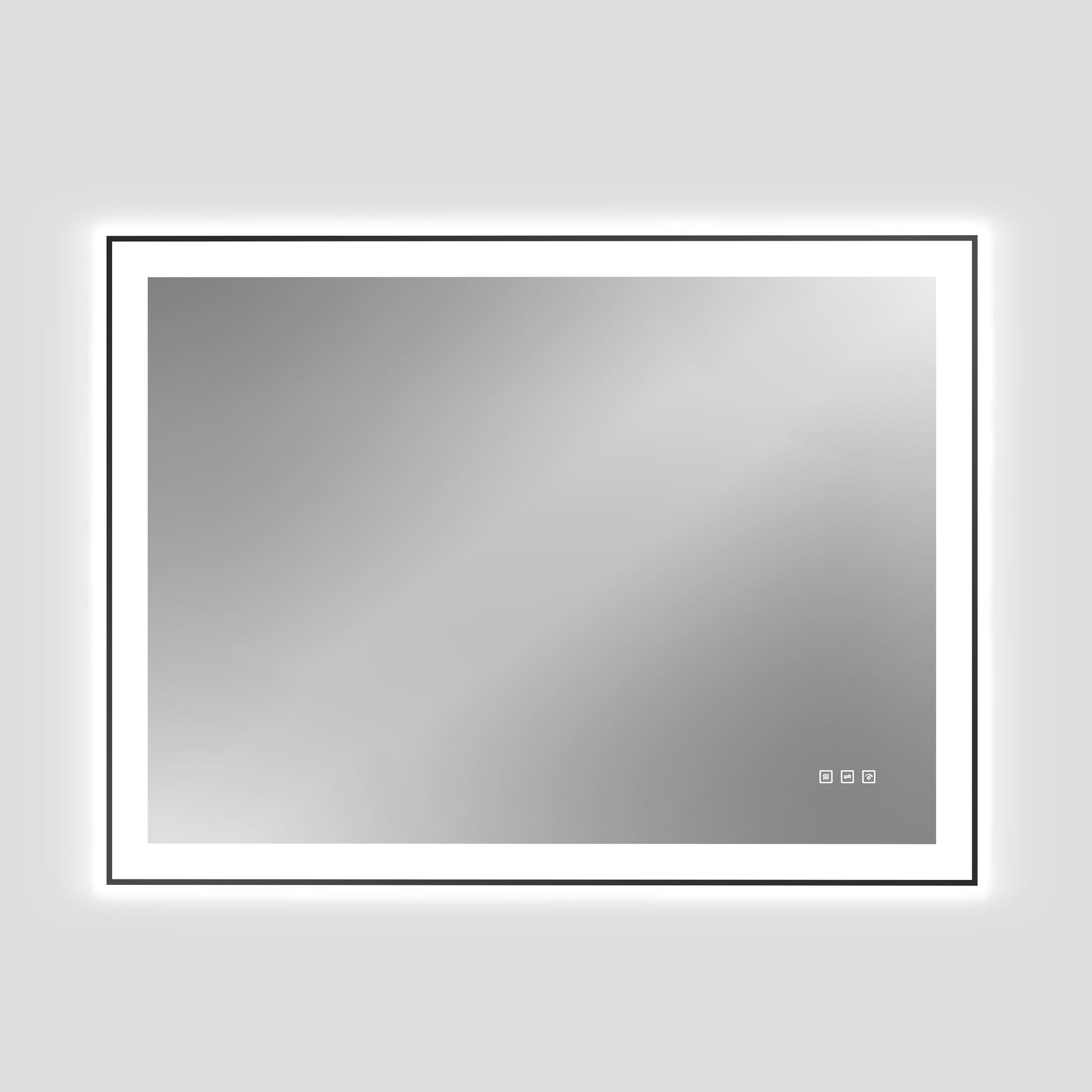 Dual Frame Layers LED Bathroom Mirror with Dual Light Strips
