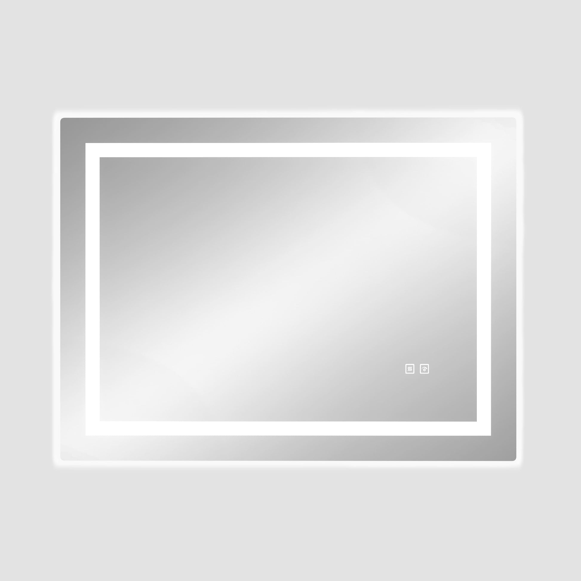 Dual Lighting LED Bathroom Mirror with Touch Dimming, Anti Fog