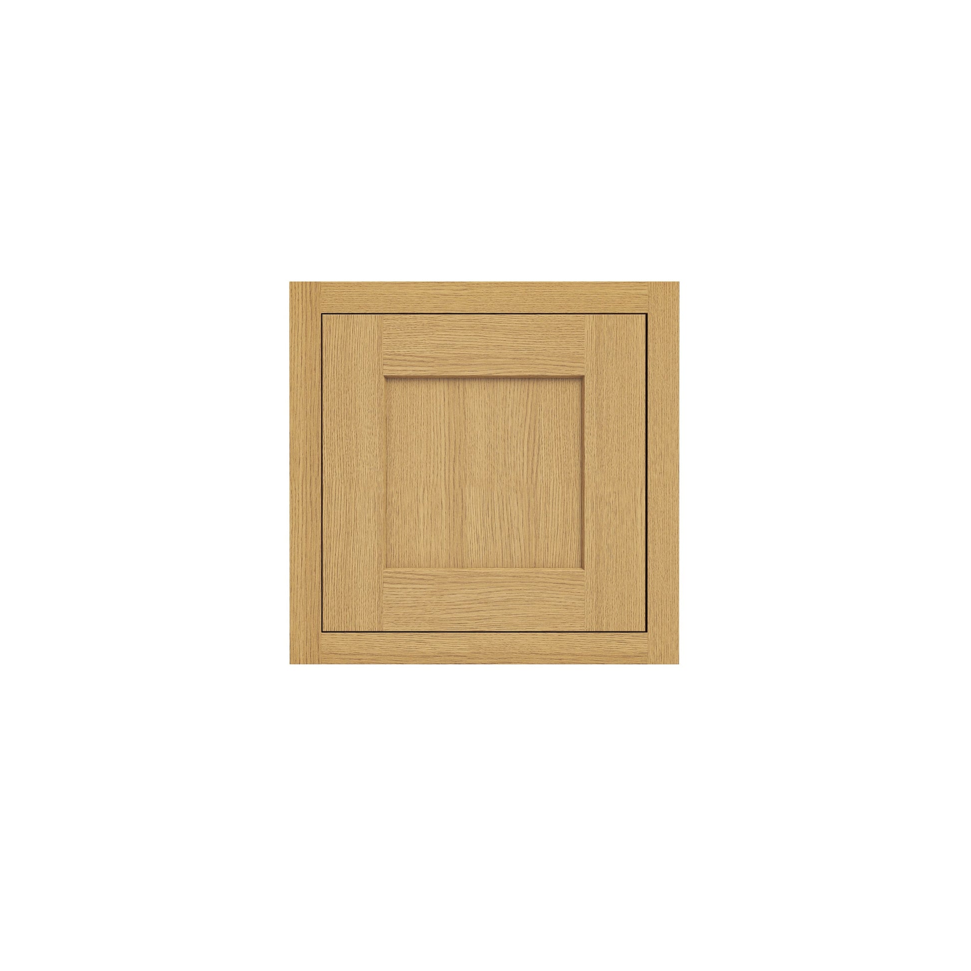 Inset Hazelnut Oak RTA 12-21"W x 18"H x 13.5"D 4-Size Single Door Wall Cabinet