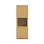 Inset Hazelnut Oak RTA 33"W x 84-96"H x 25"D 3-Size Pantry Cabinet with Oven Opening, 4 Drawers and 2 Doors