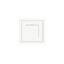 Inset Origami White RTA 12-21"W x 18"H x 13.5"D 4-Size Single Door Wall Cabinet