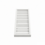 Inset Origami White RTA 30-36"W x 1.63"H x 13.5"D 2-Size Wall Glass Hanger