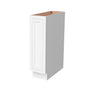 Inset Origami White RTA 9"W x 34.5"H x 25"D Base Spice Rack Cabinet with Pull-out Basket