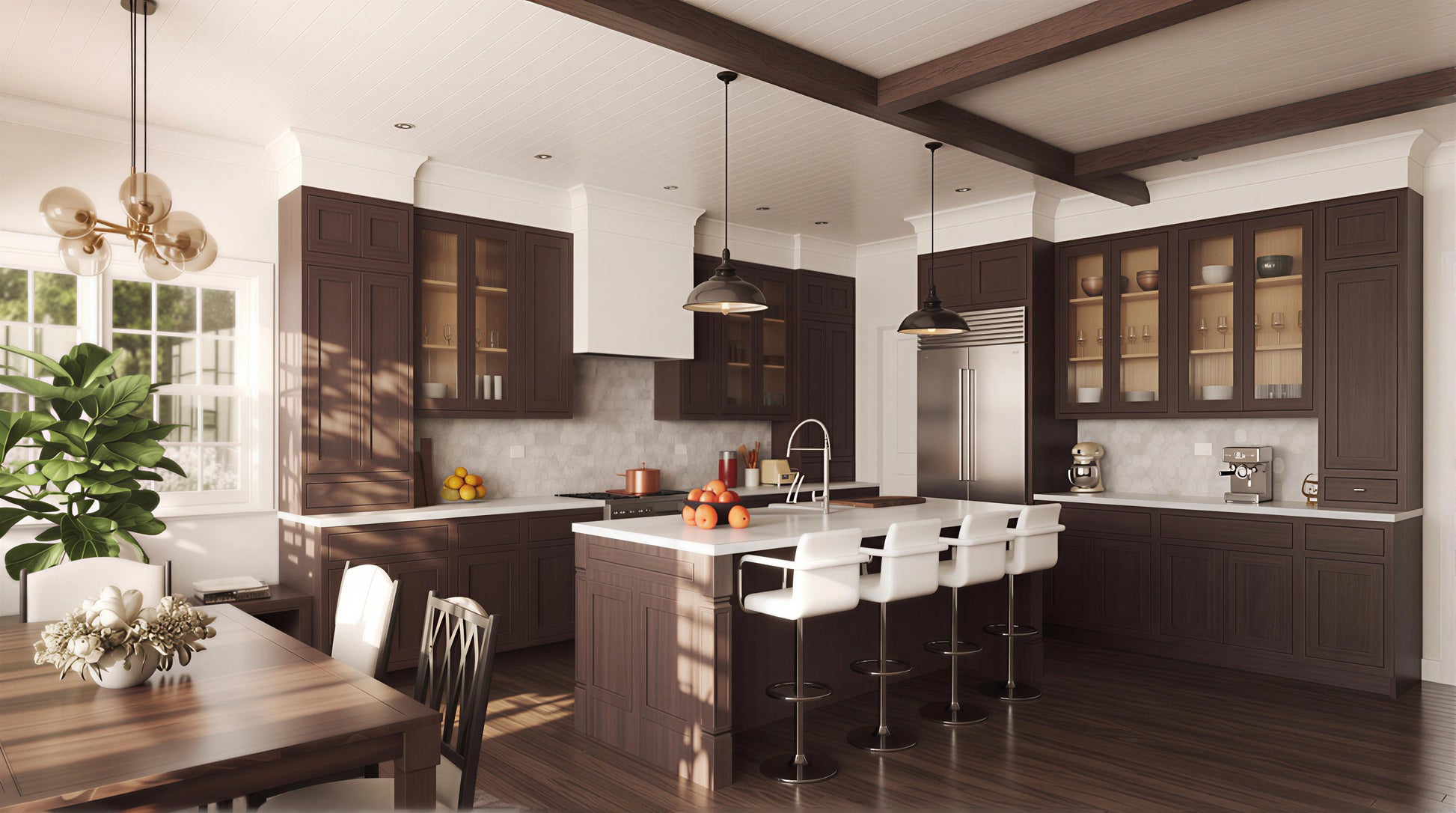 Inset Truffle Brown - Ready To Assemble Kitchen Cabinets