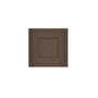 Inset Truffle Brown RTA 12-21"W x 18"H x 13.5"D 4-Size Single Door Wall Cabinet