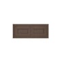Inset Truffle Brown RTA 24-36"W x 12-24"H x 13.5"D 10-Size Double Doors Wall Cabinet
